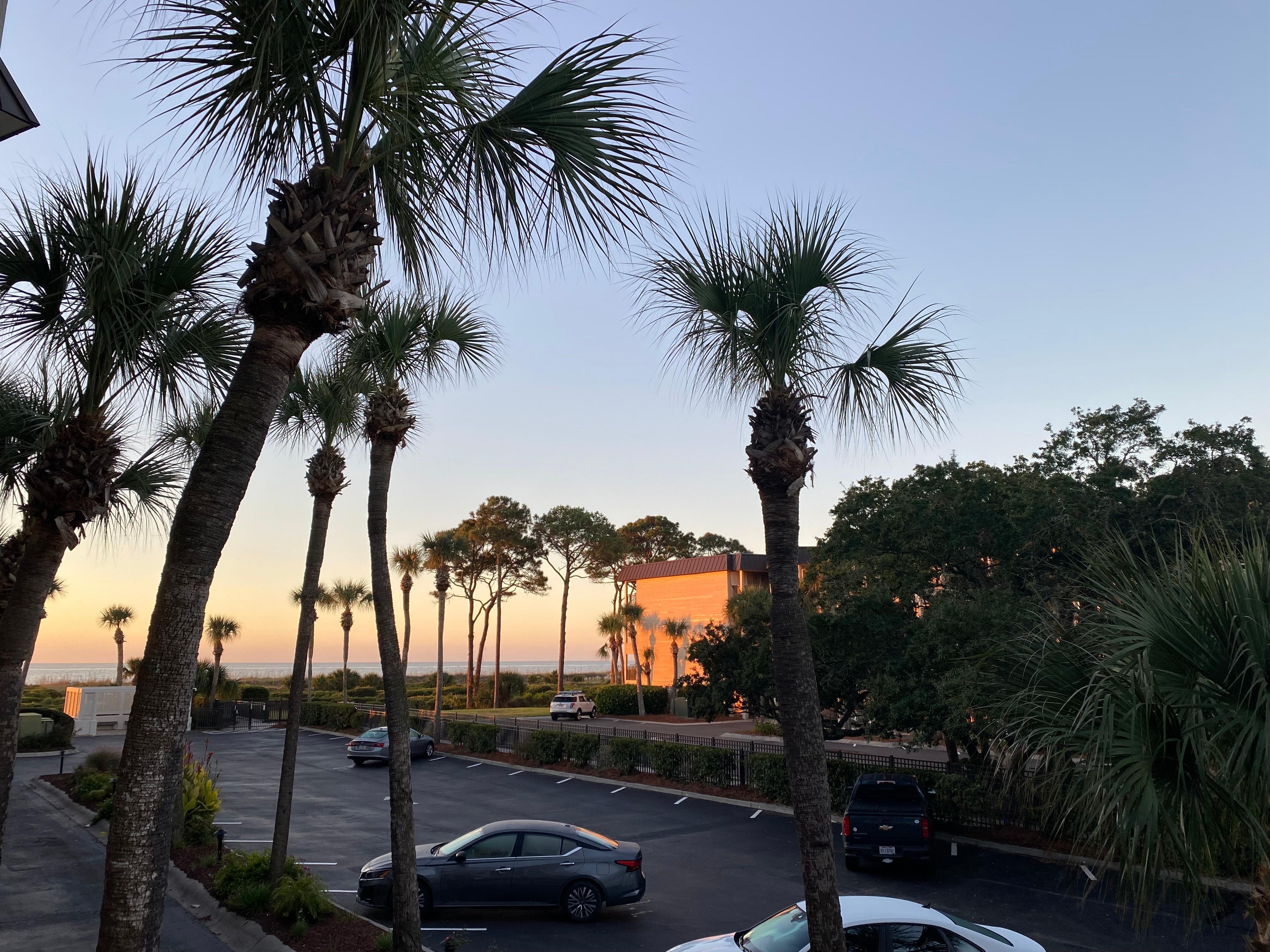 Sunrise over the ocean