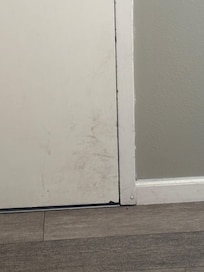 Back of entry door