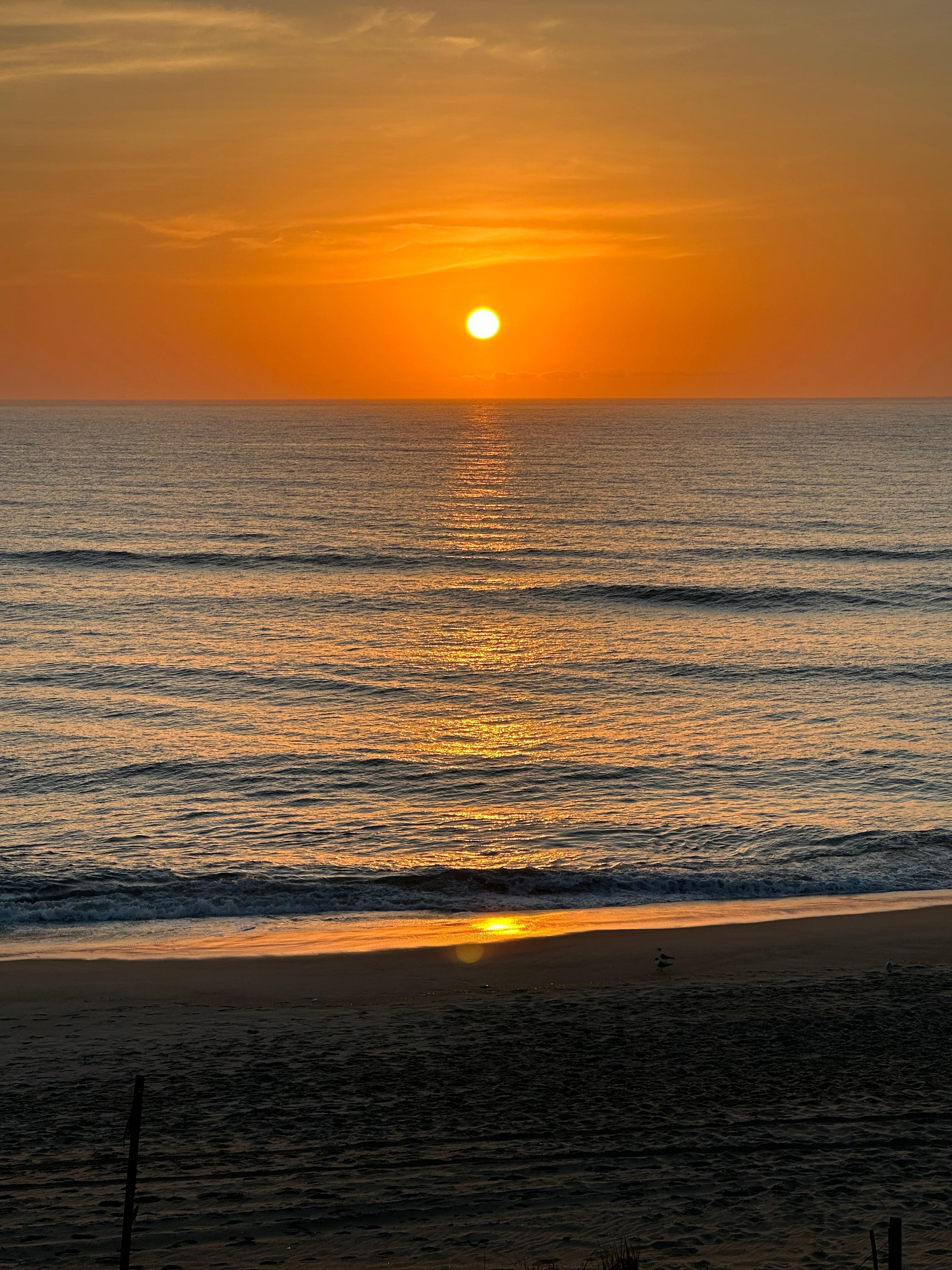 Sunrise from the balcony