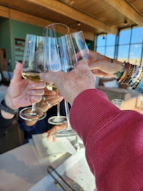 Friends and wine@