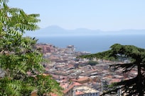 View of Naples from the garden terrace