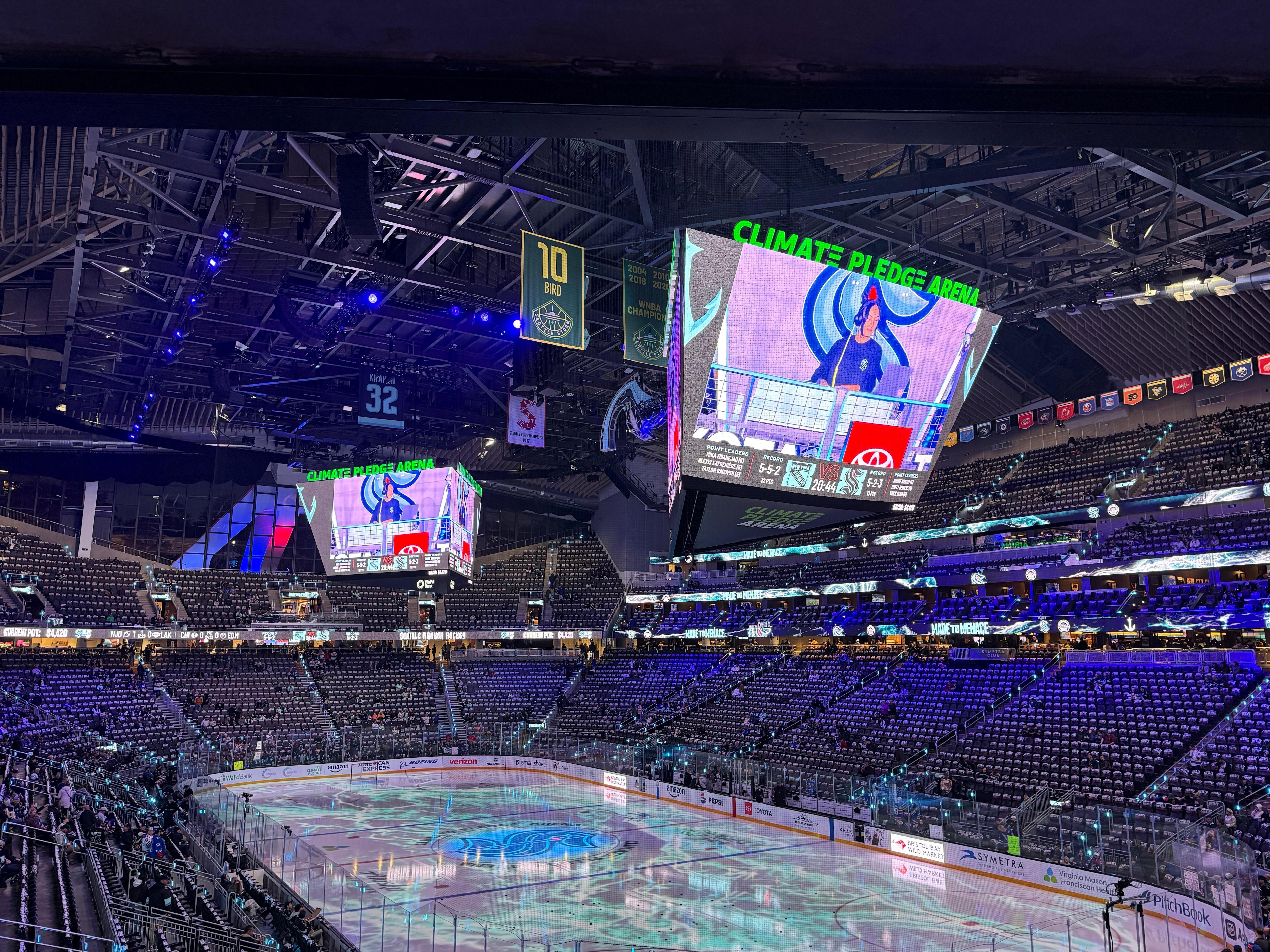 Climage Pledge Arena.