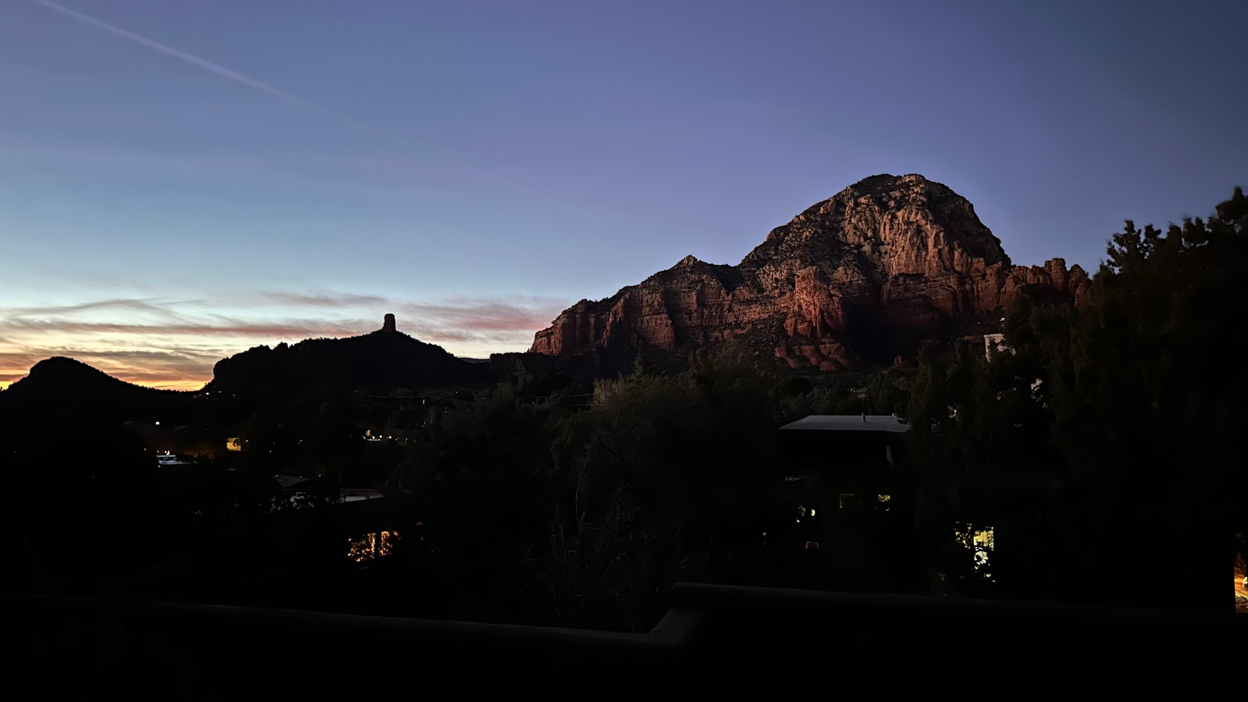 Post sunset sky from the house...