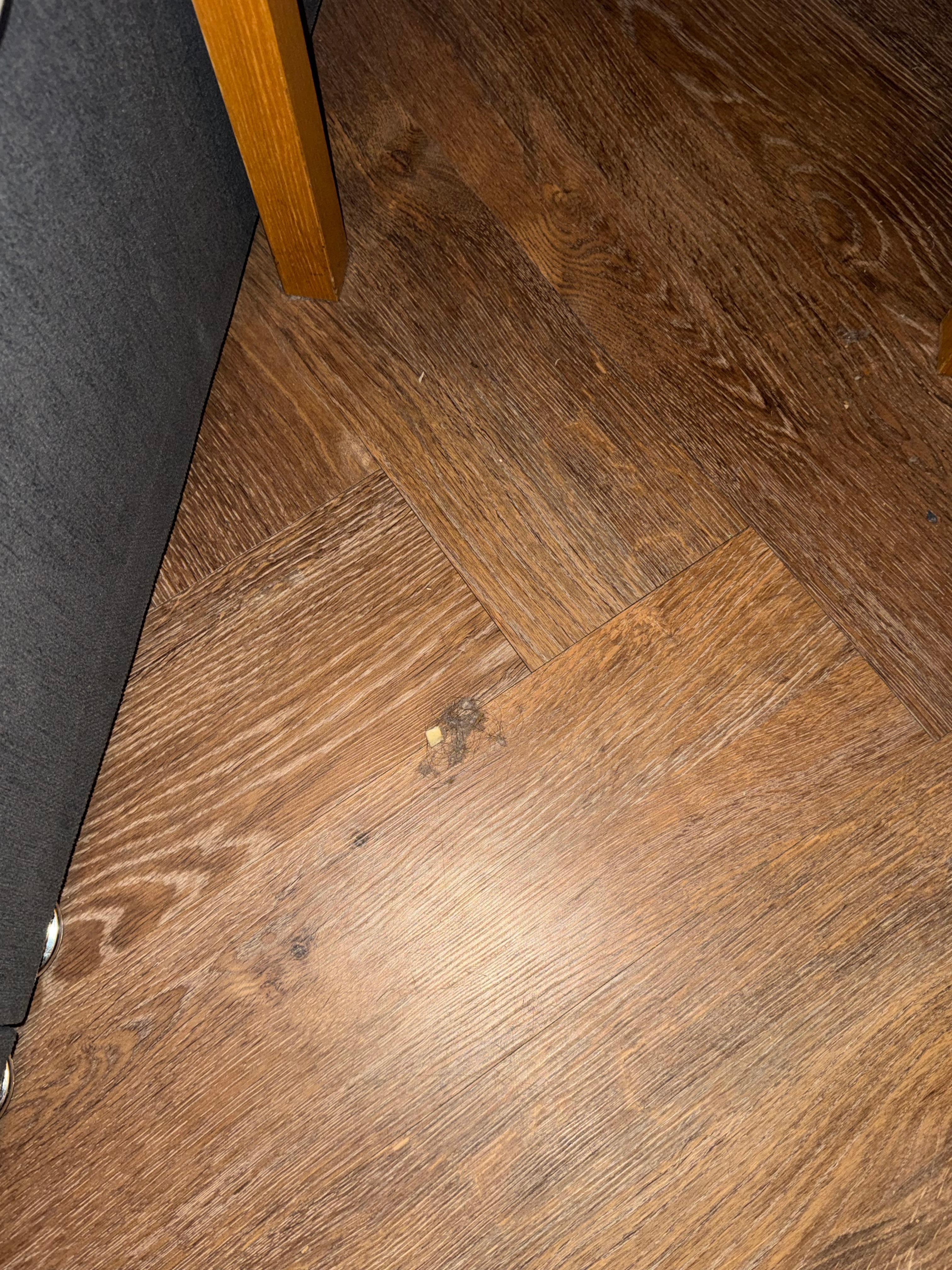 Staubwolke auf dem boden