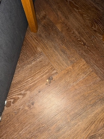 Staubwolke auf dem boden