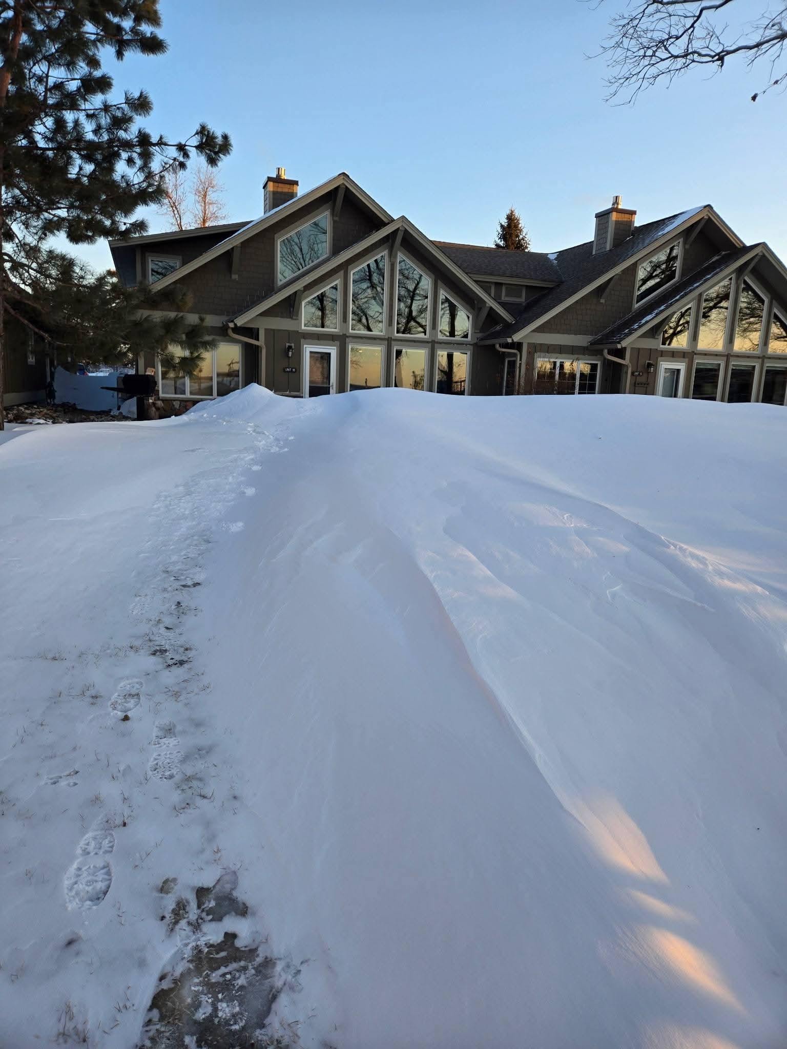 Lovely view in front.