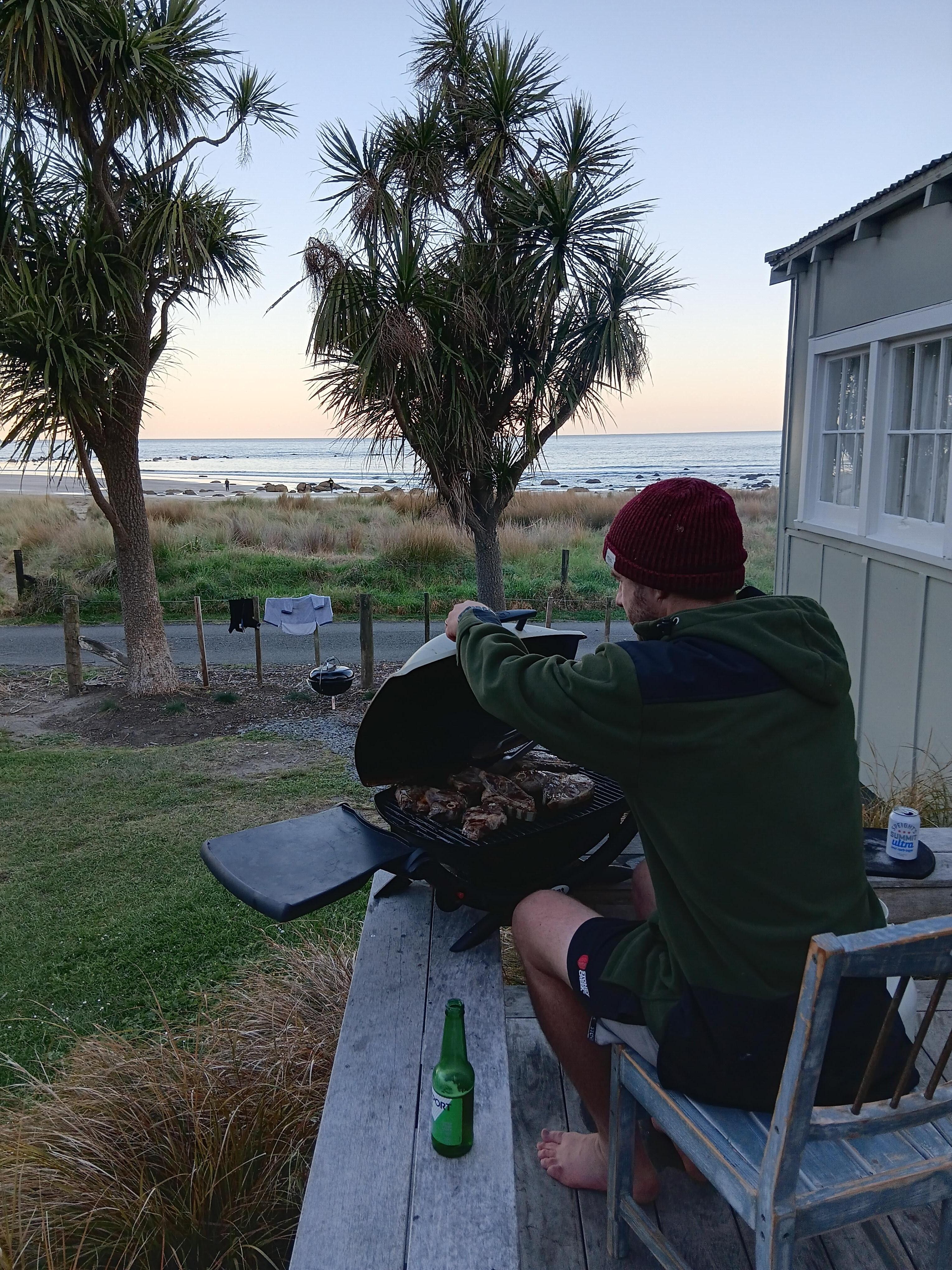 Not a bad view for bbqing