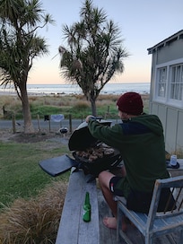 Not a bad view for bbqing