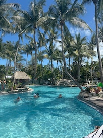 Pool in the morning