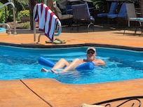 We loved relaxing in the pool in the afternoons