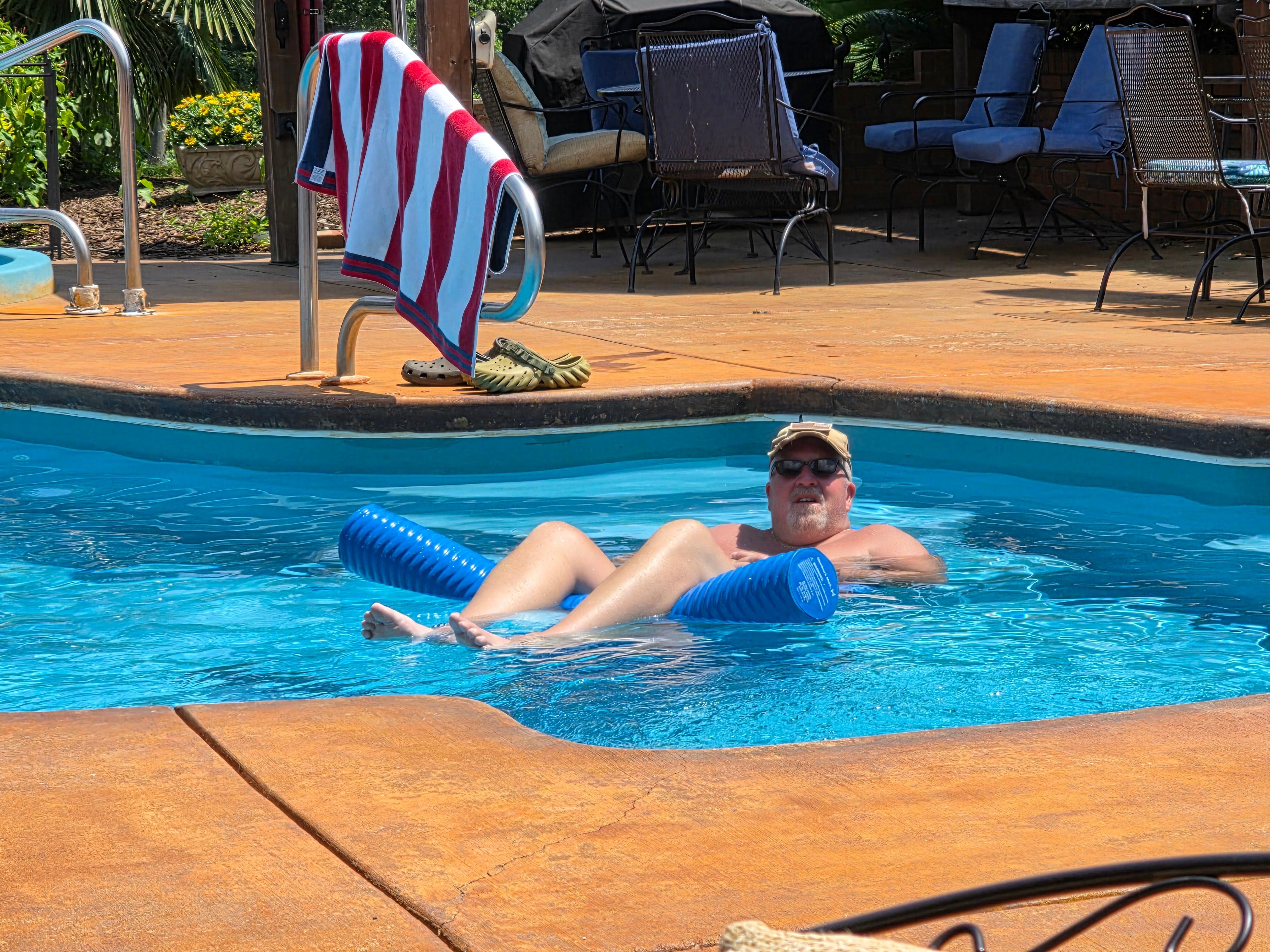 We loved relaxing in the pool in the afternoons