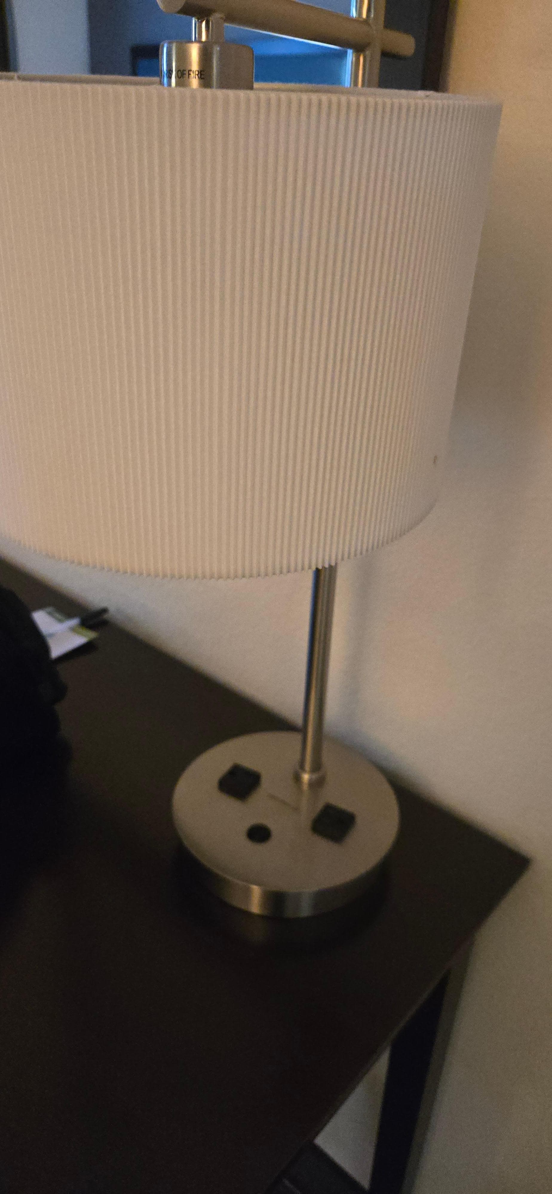 Lamp had a short and would not stay on. Bulb and socket were good but the lamp would turn on/off if touched, moved or wiggled.