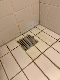 old moldy grout