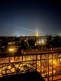 Balcony at night