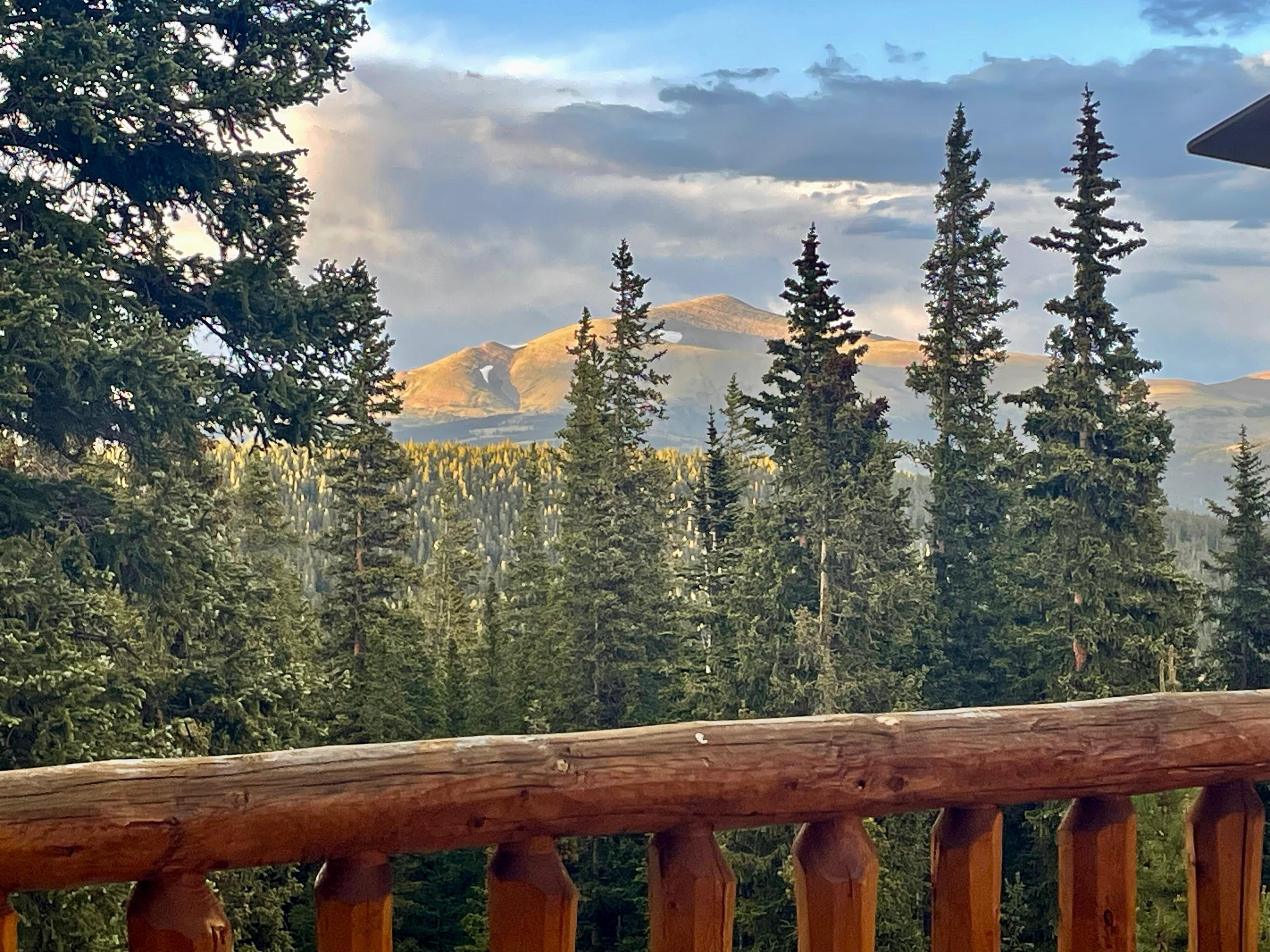 Amazing view from the deck