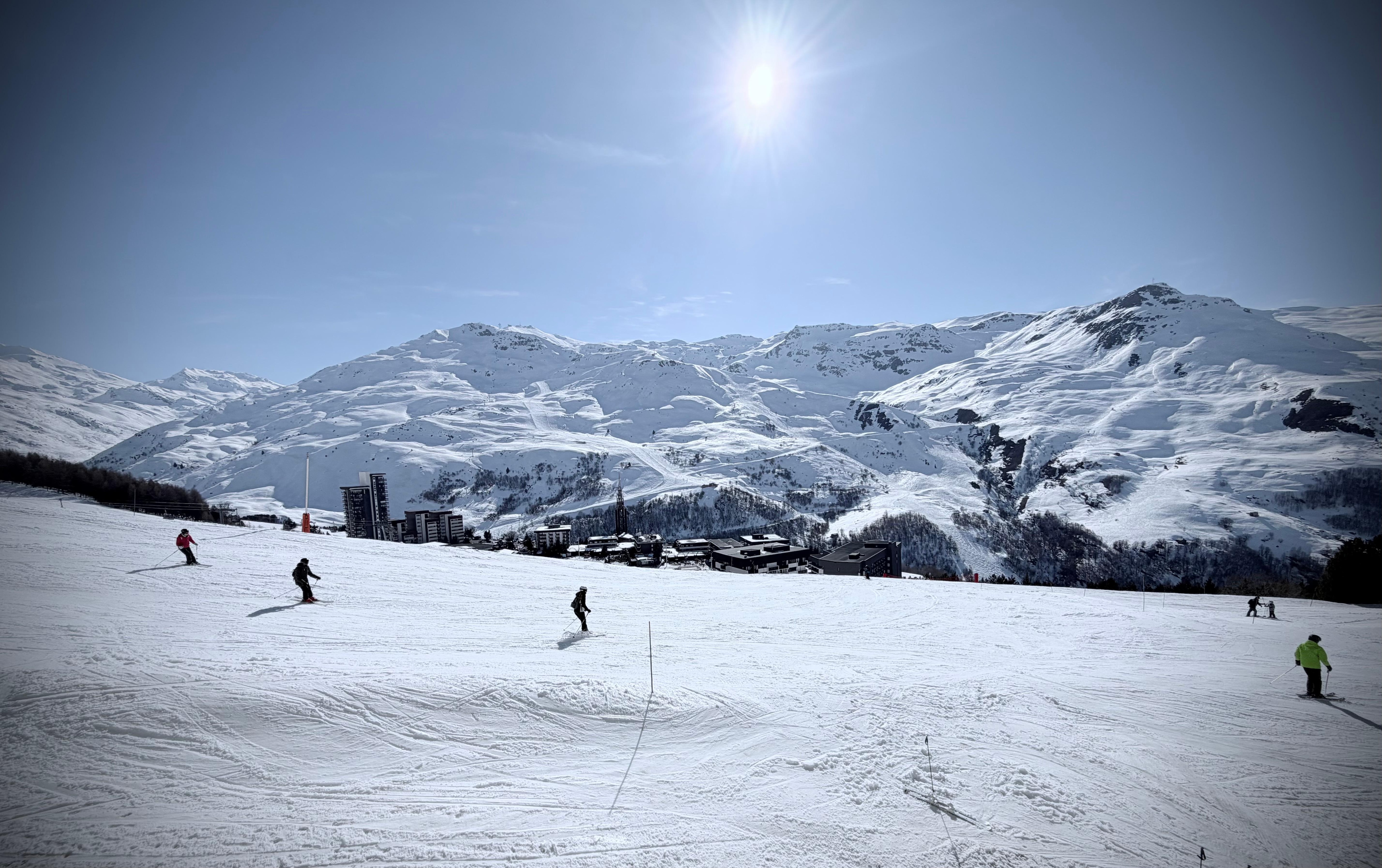 La vue depuis la terrasse 