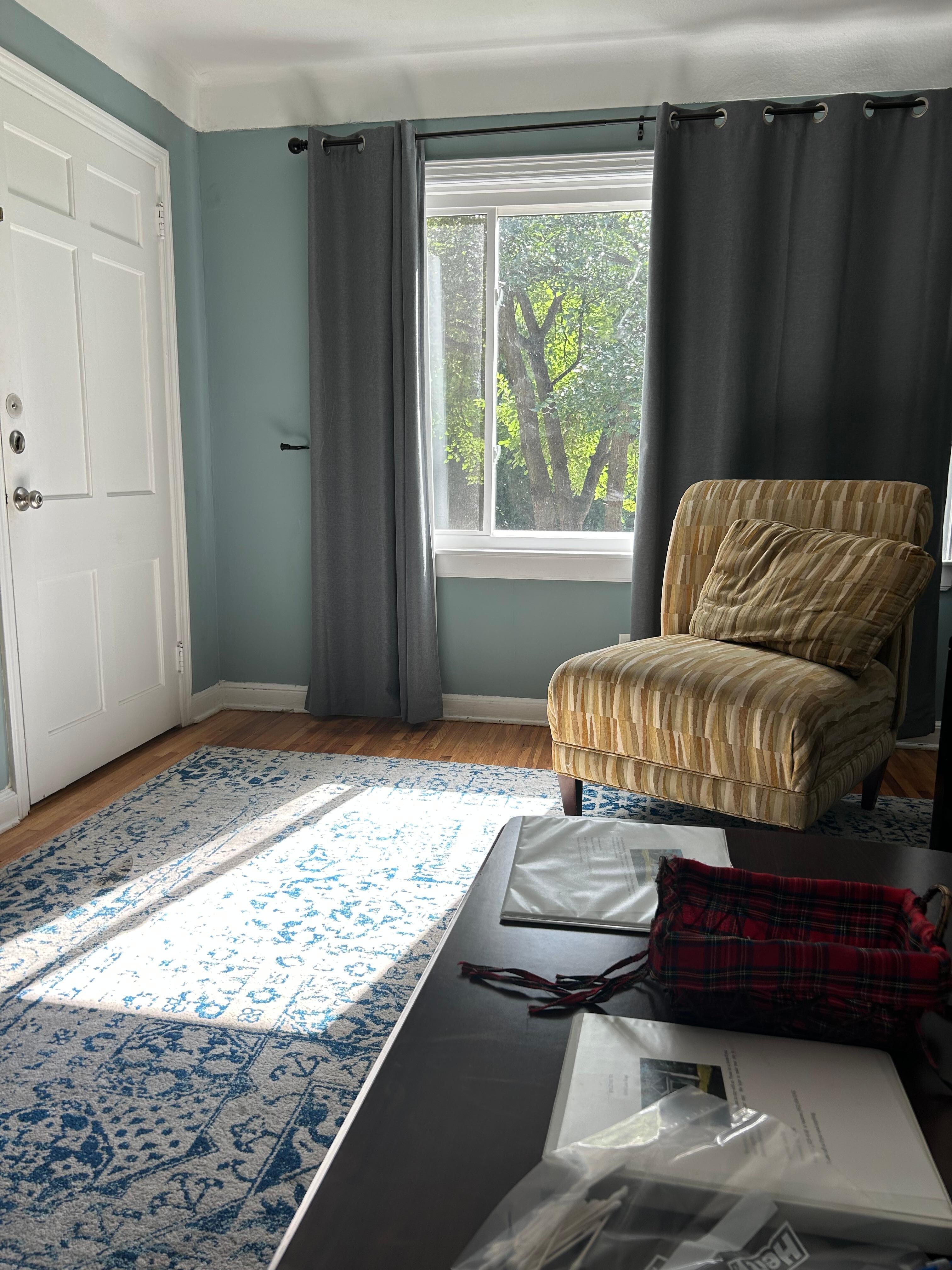 Lots of light in the living room