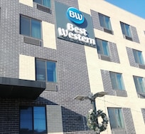 La entrada del hotel