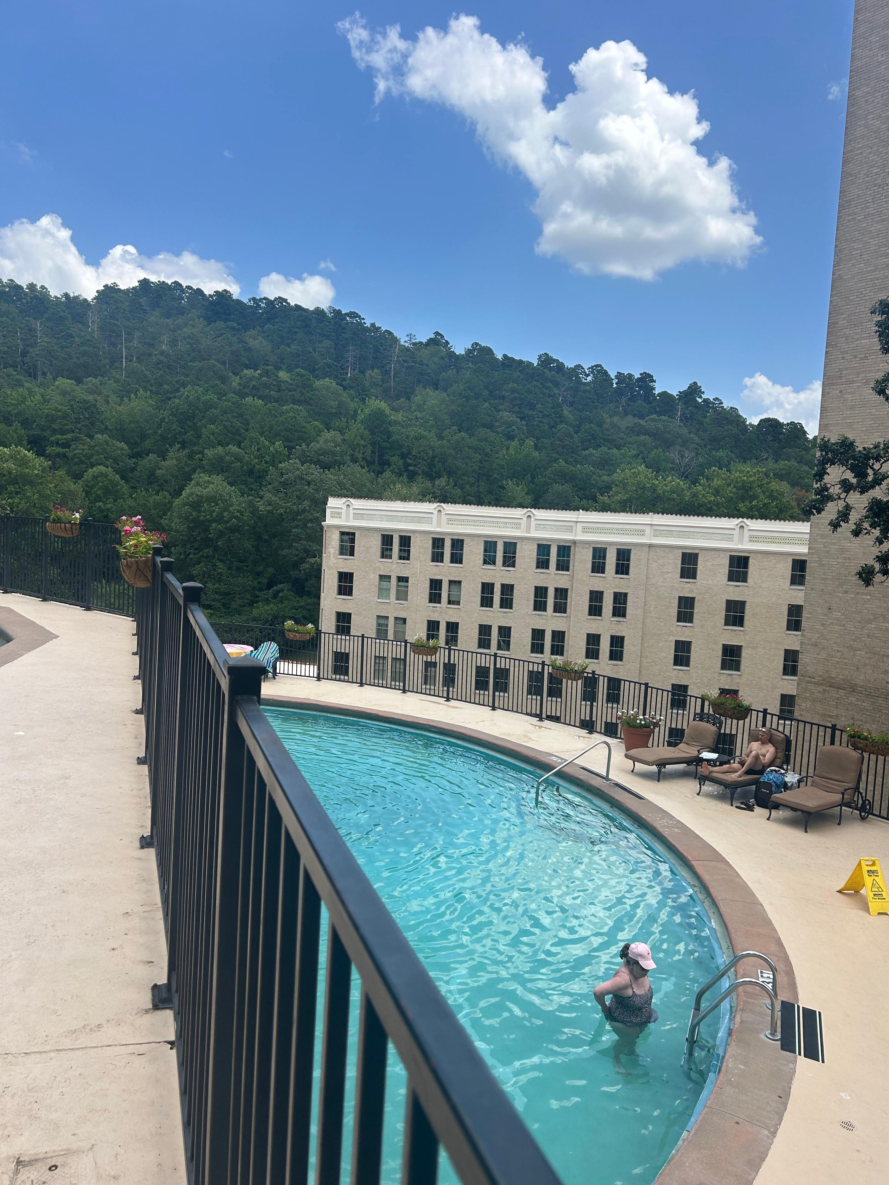 One of the pools