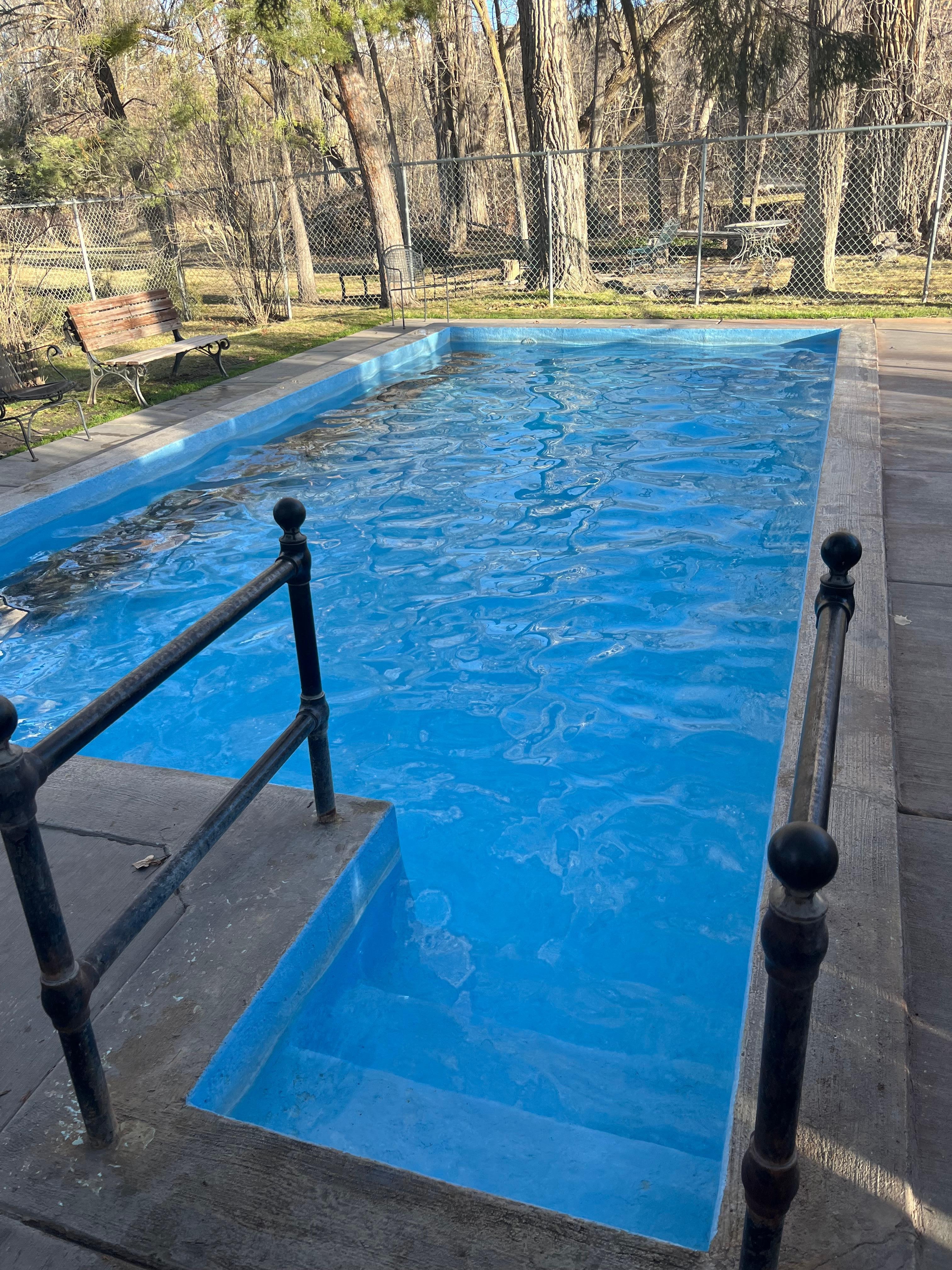 Hotels hot spring pool. 