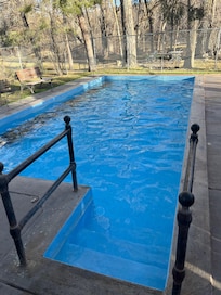 Hotels hot spring pool.