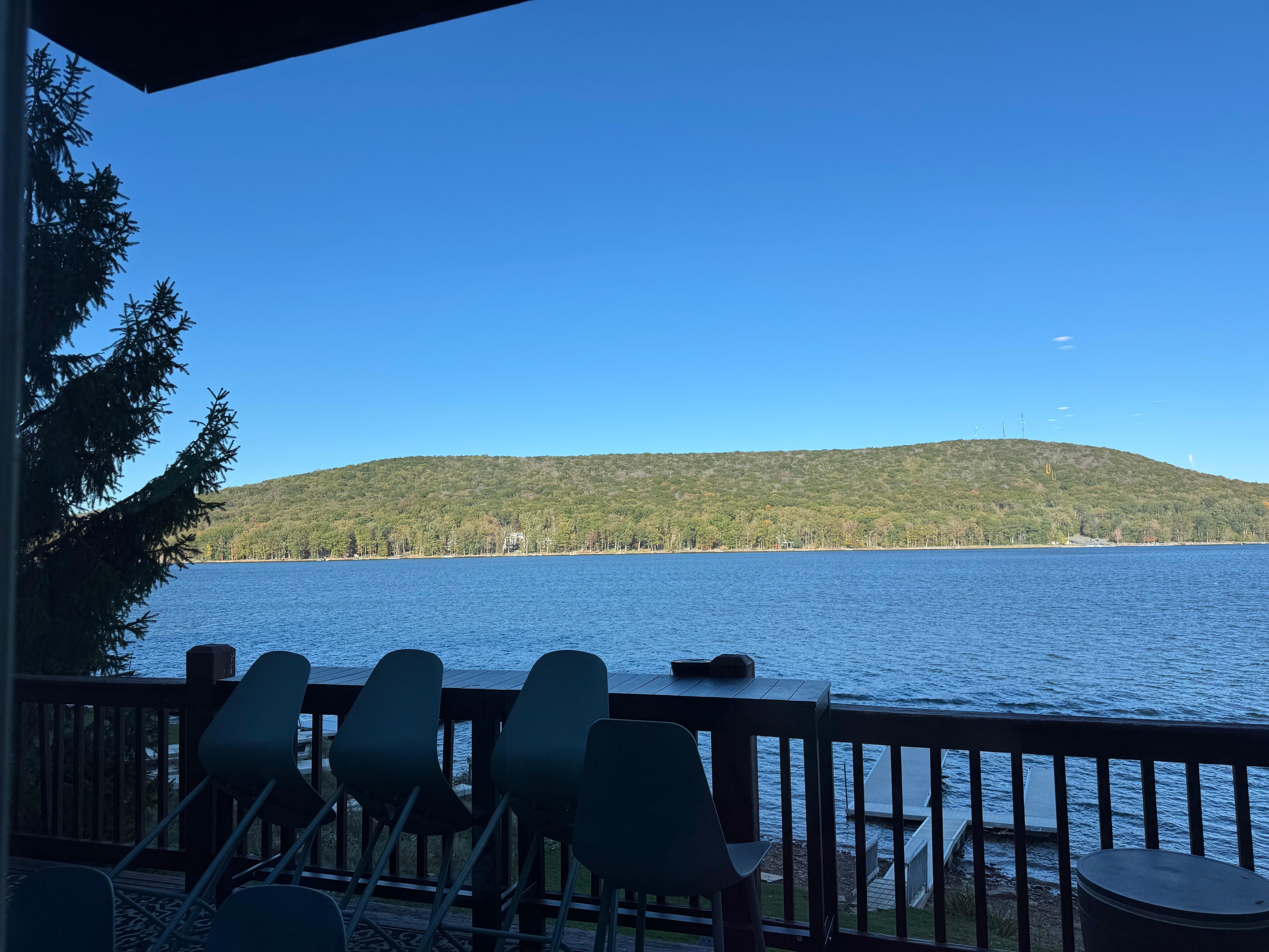 View from inside the house