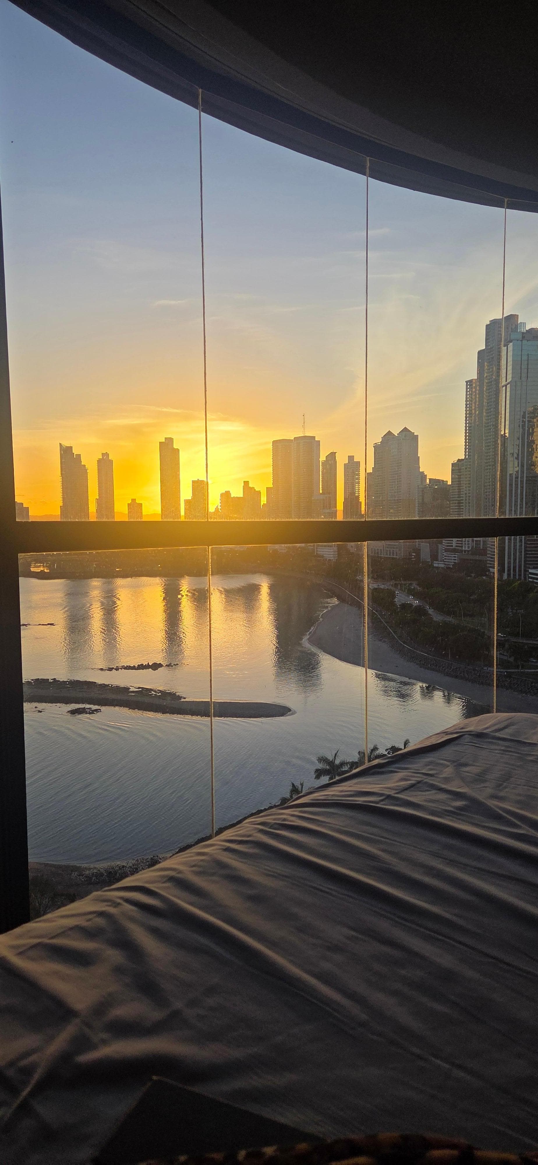 Daily sunsets from my bed