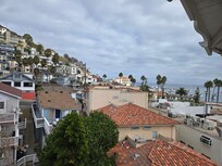 The view from my third floor room of Avalon. It was even prettier at night.