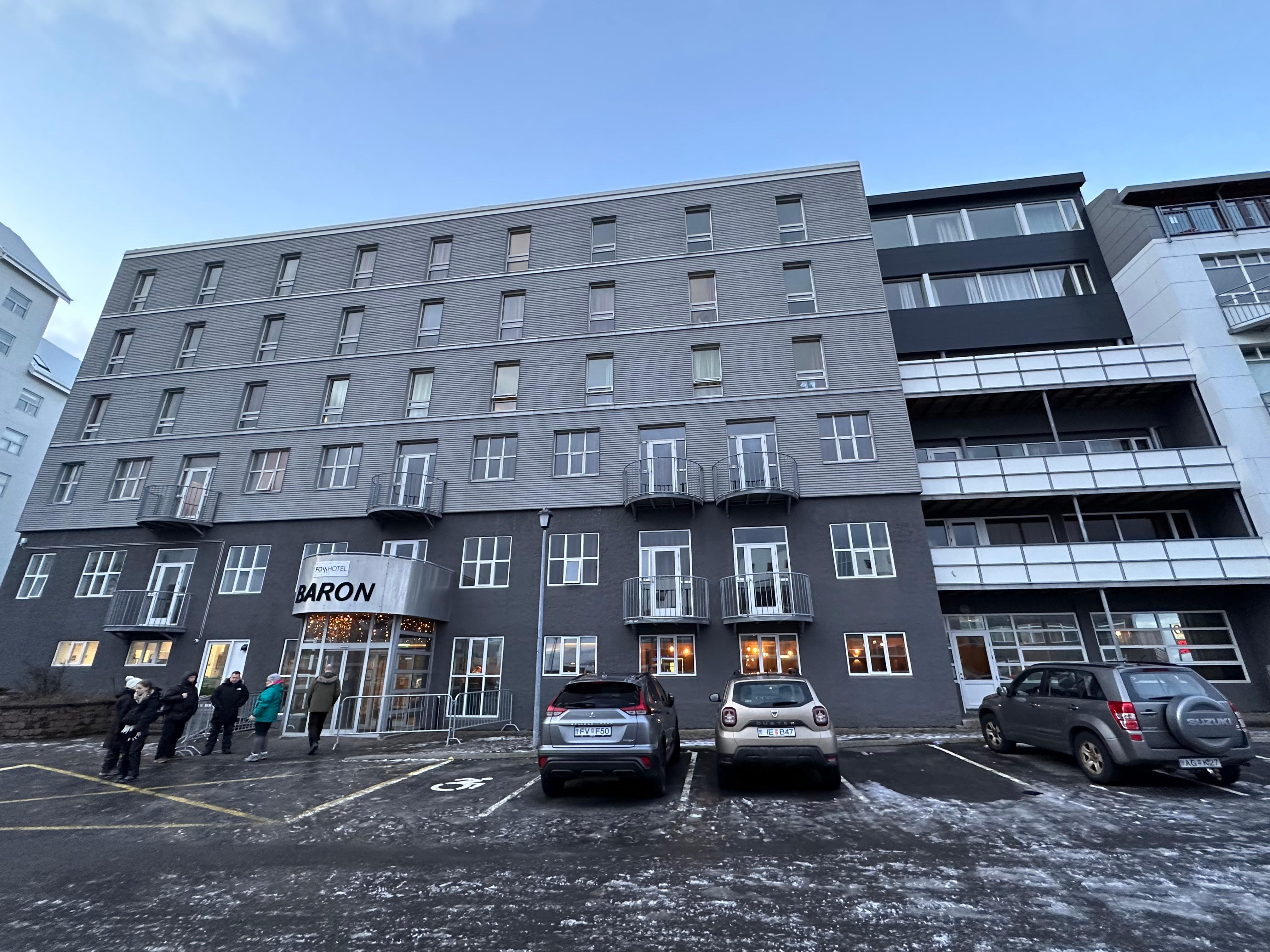 Exterior of hotel