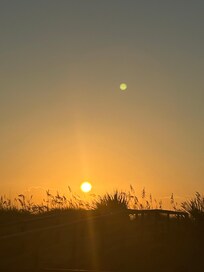 Beautiful sunrise from the deck!
