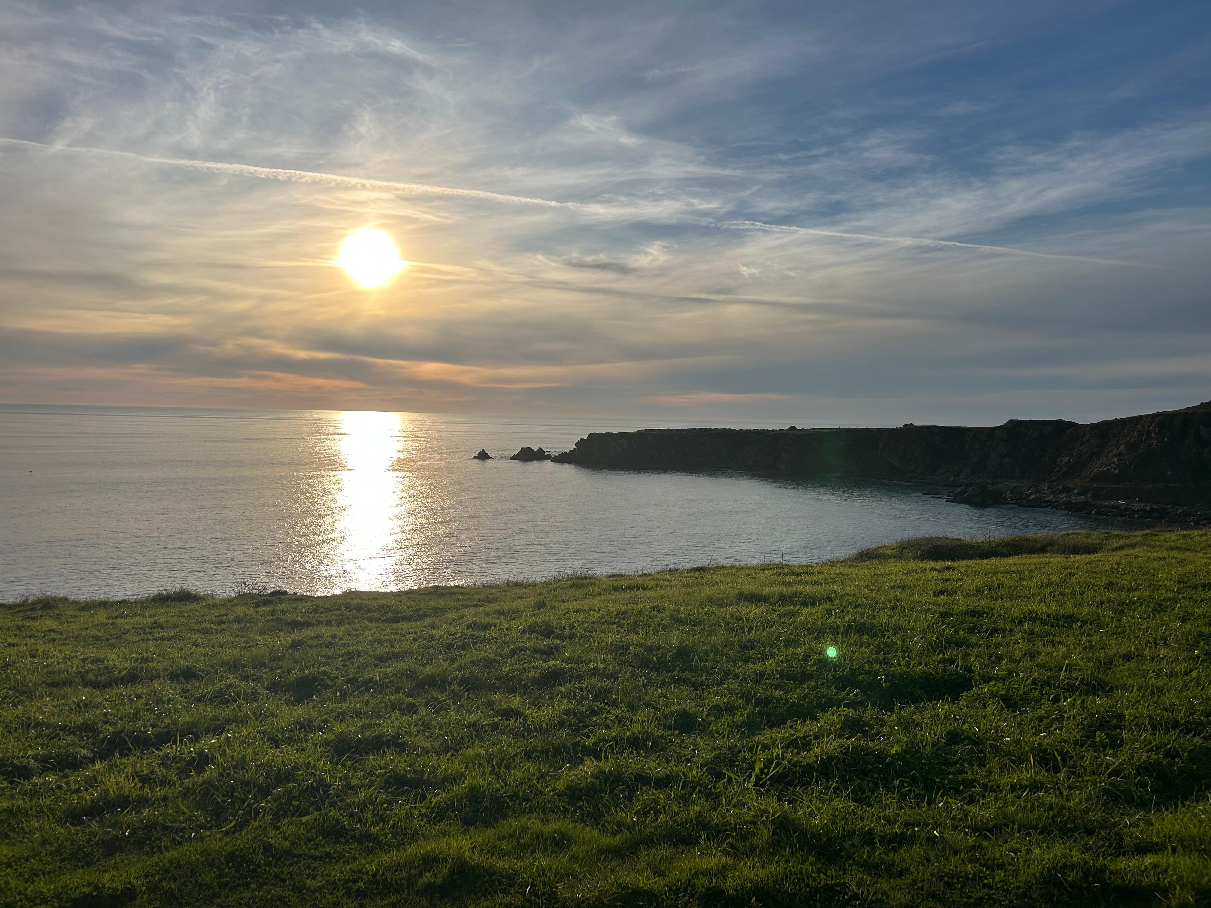 Sunset at Fort Ross State Park.  