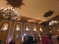 One of the ballroom walls