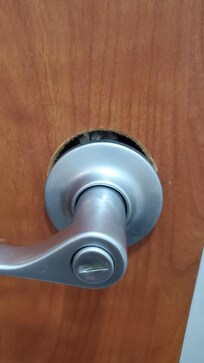 Door handles are not secure, and deadbolts do not line up right so they are unusable.