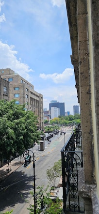 View from the balcony