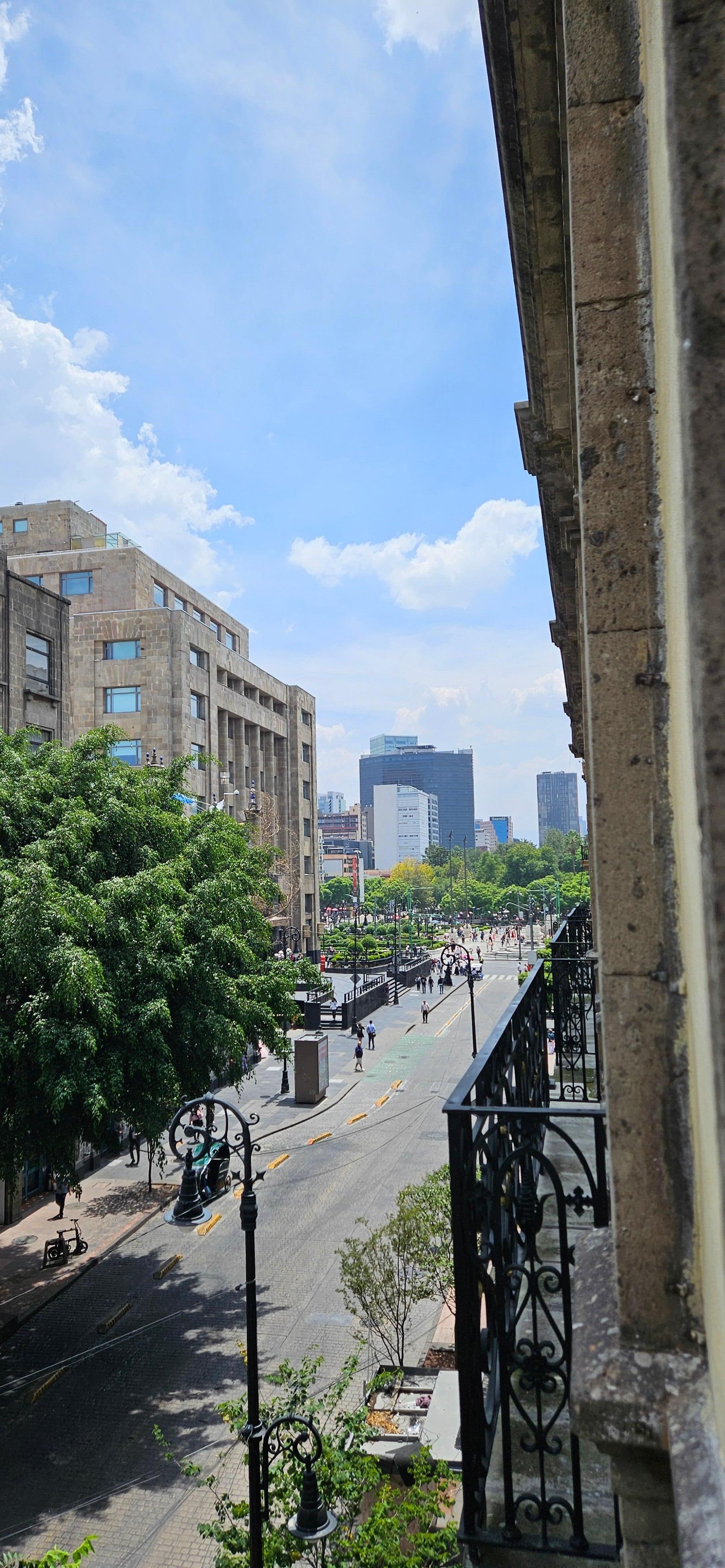 View from the balcony