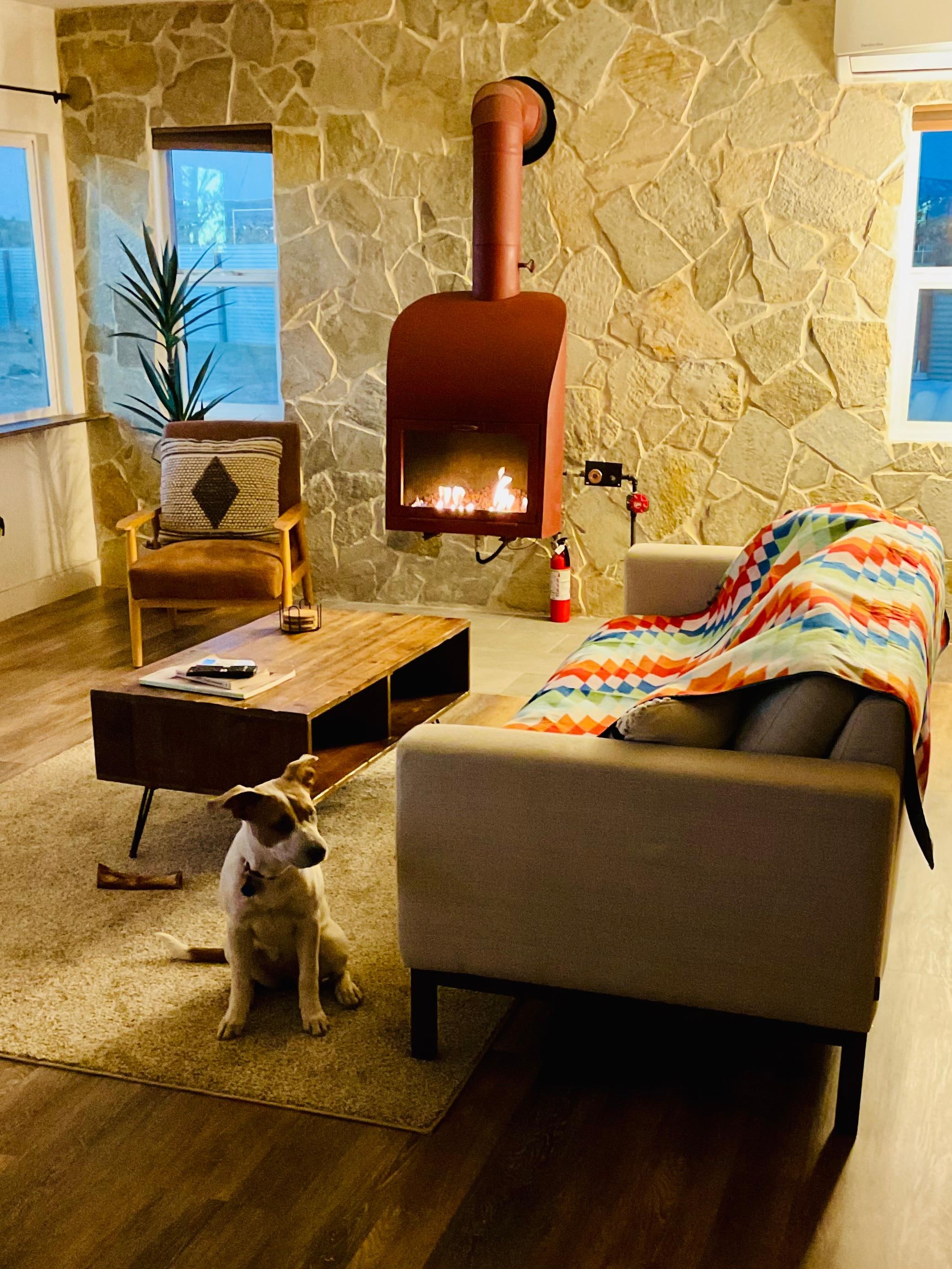 Very warm and cozy in the morning!