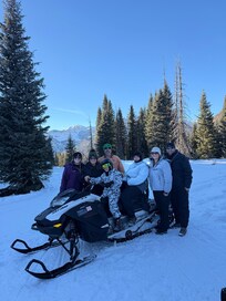 Our snowmobile adventure on Wolf Creek Mountain.