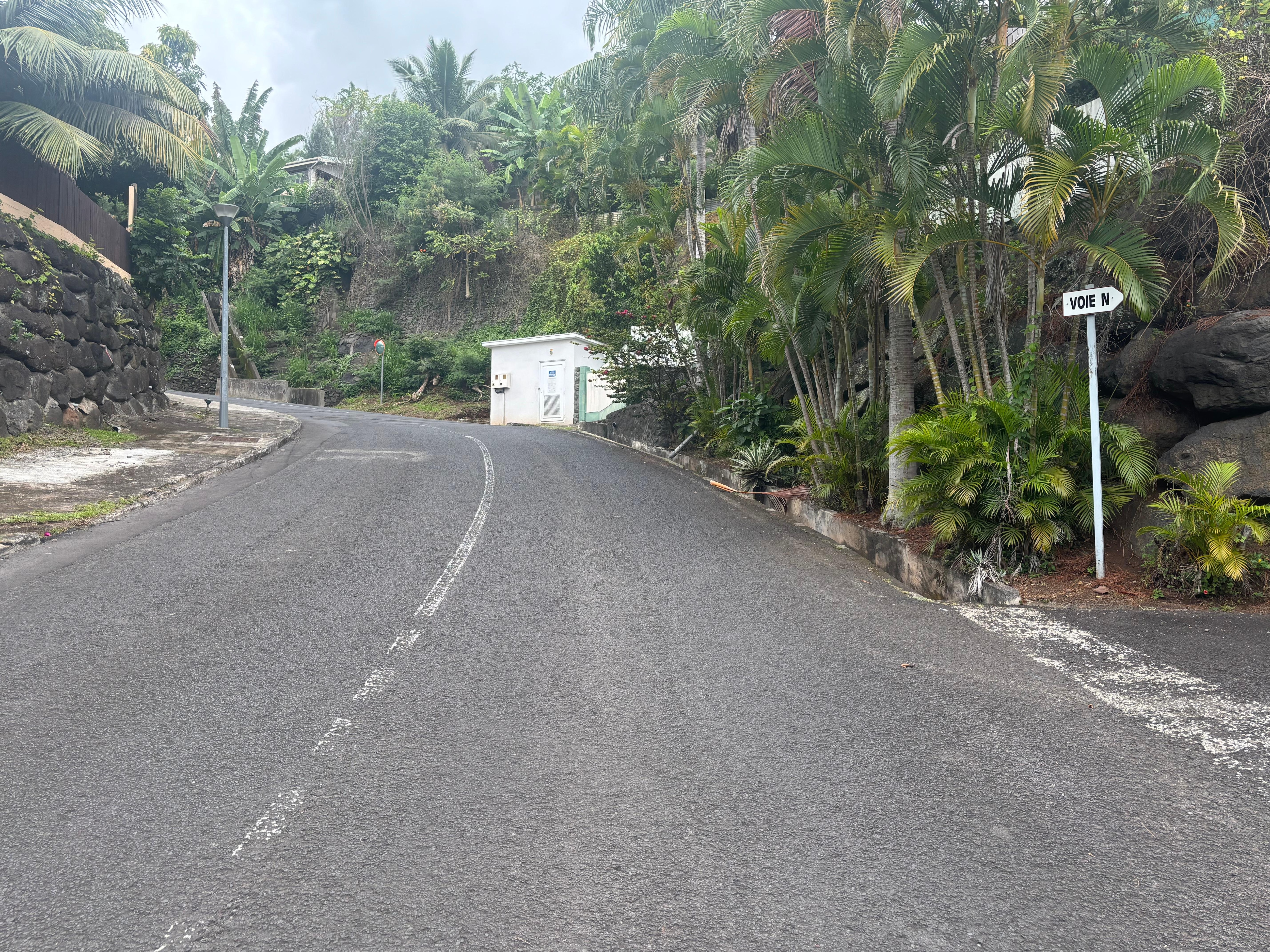 Drive past this corner of the Voie N and Frederic’s Vrbo property will be right after that sharp left turn 