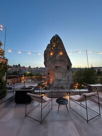 Aussicht aus dem Hotel Carus