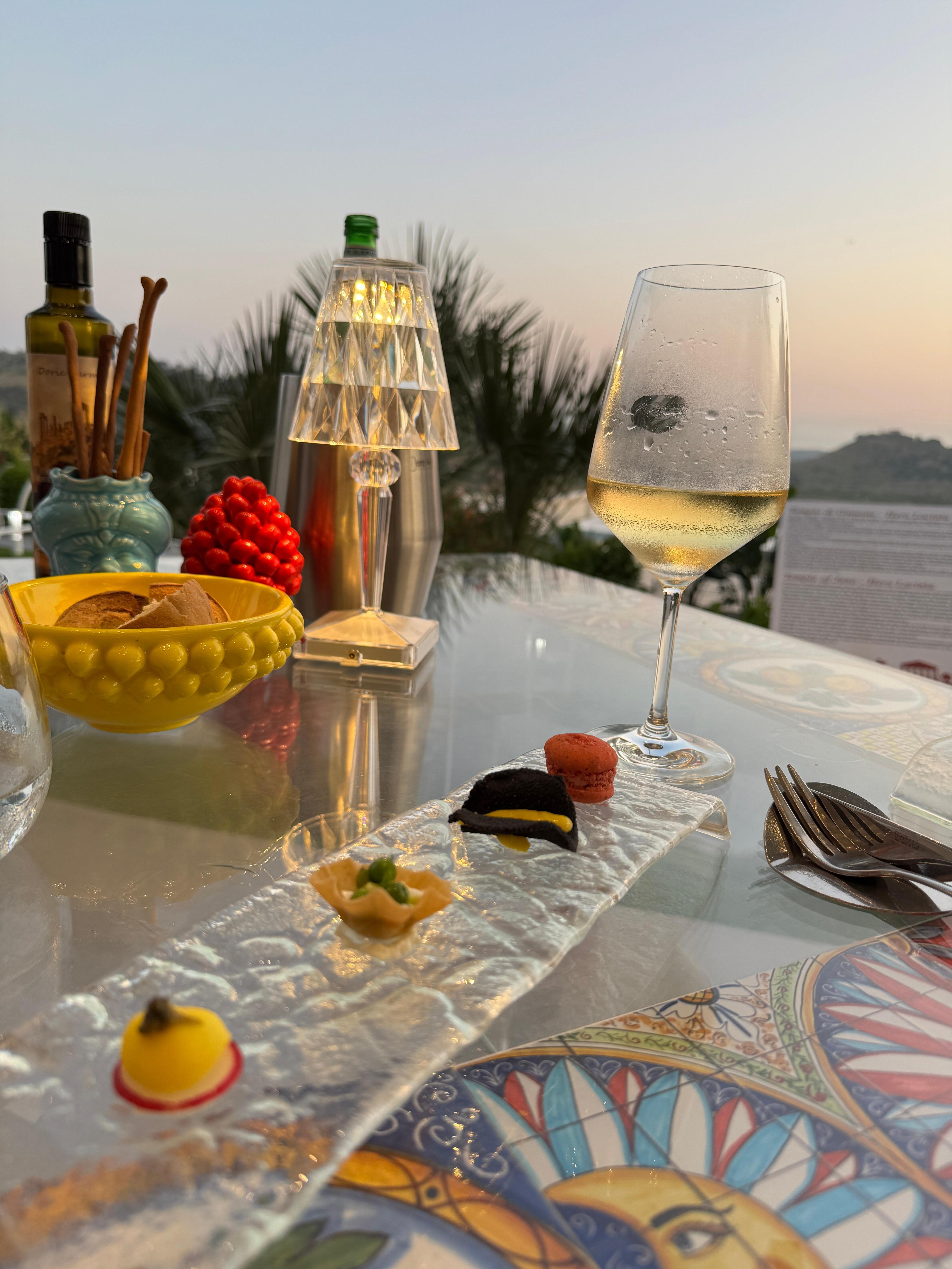 Delicious, from the amuse bouche to dessert to next morning’s beautiful breakfast spread 