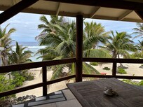The balcony of villa 5