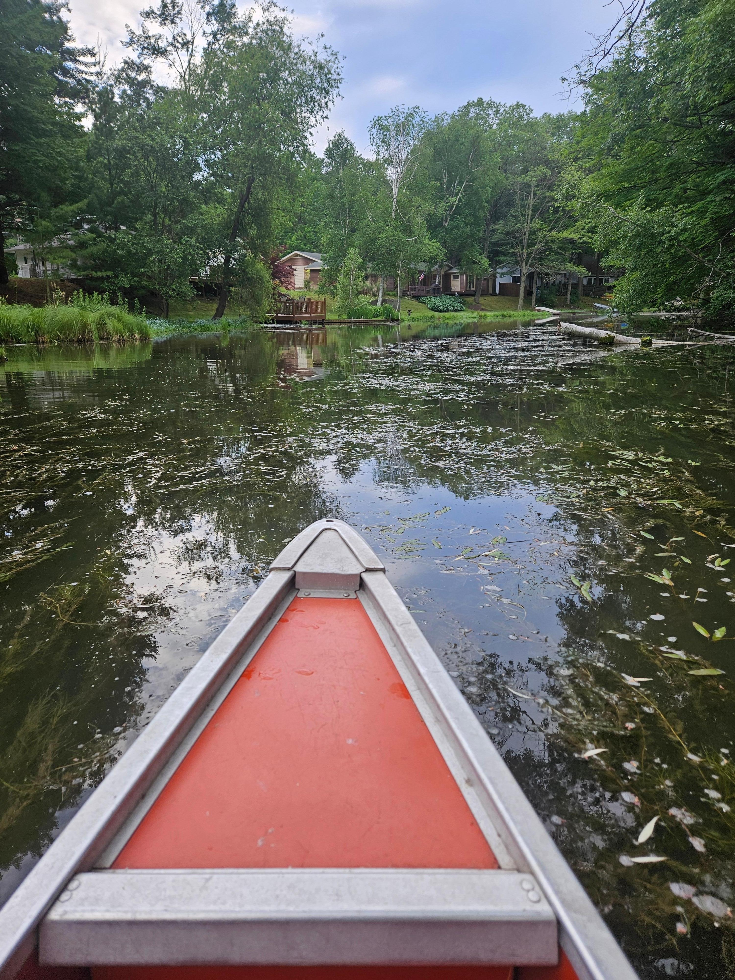 Canoe ride on the channel!