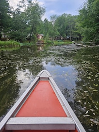 Canoe ride on the channel!