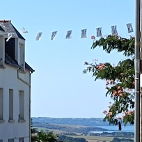 La mer depuis le village