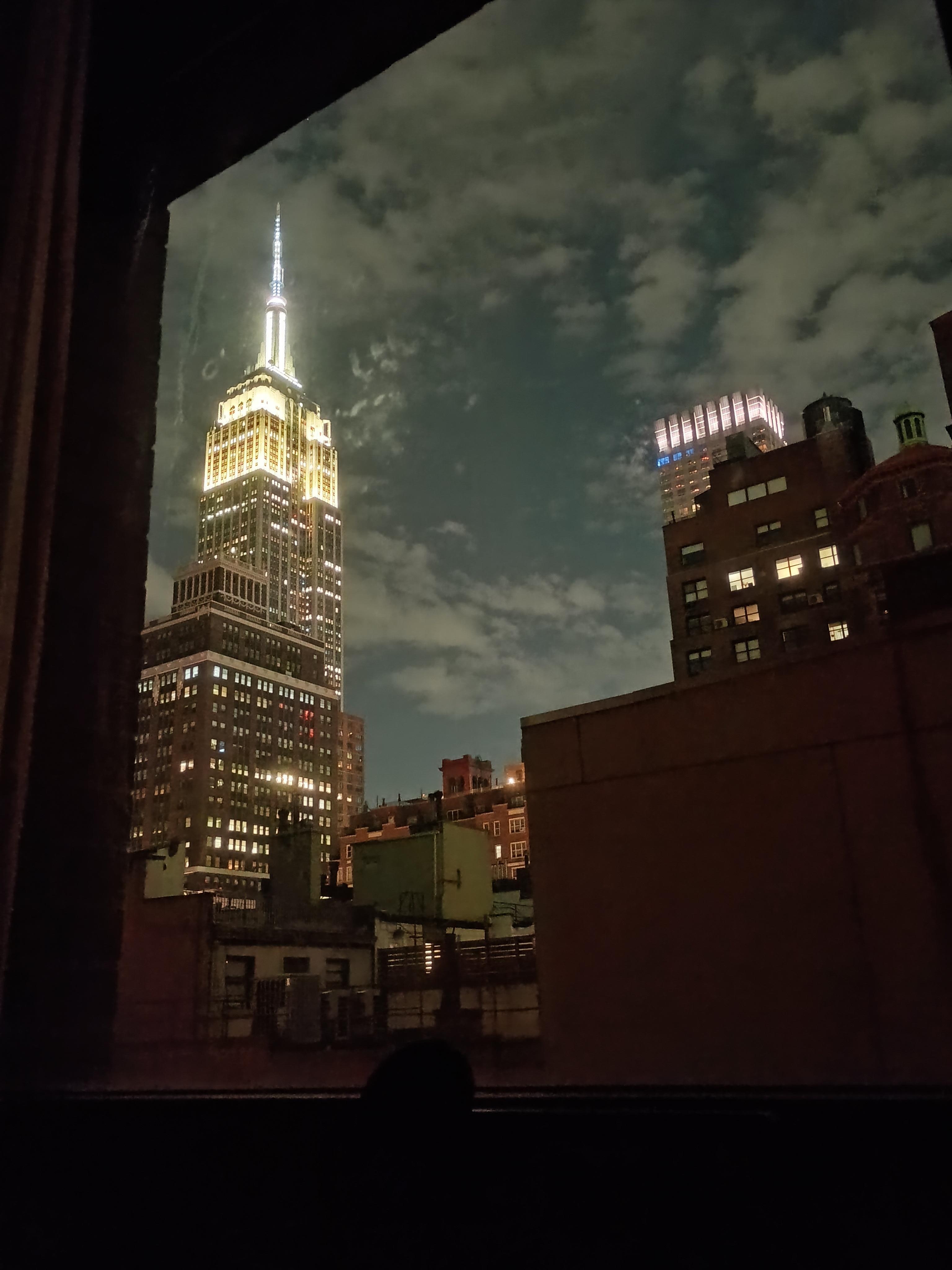 Pretty spectacular window view of the empire state building