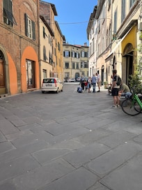 The street where we lived. Beautiful and close to the wall.