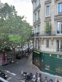 View from living room.