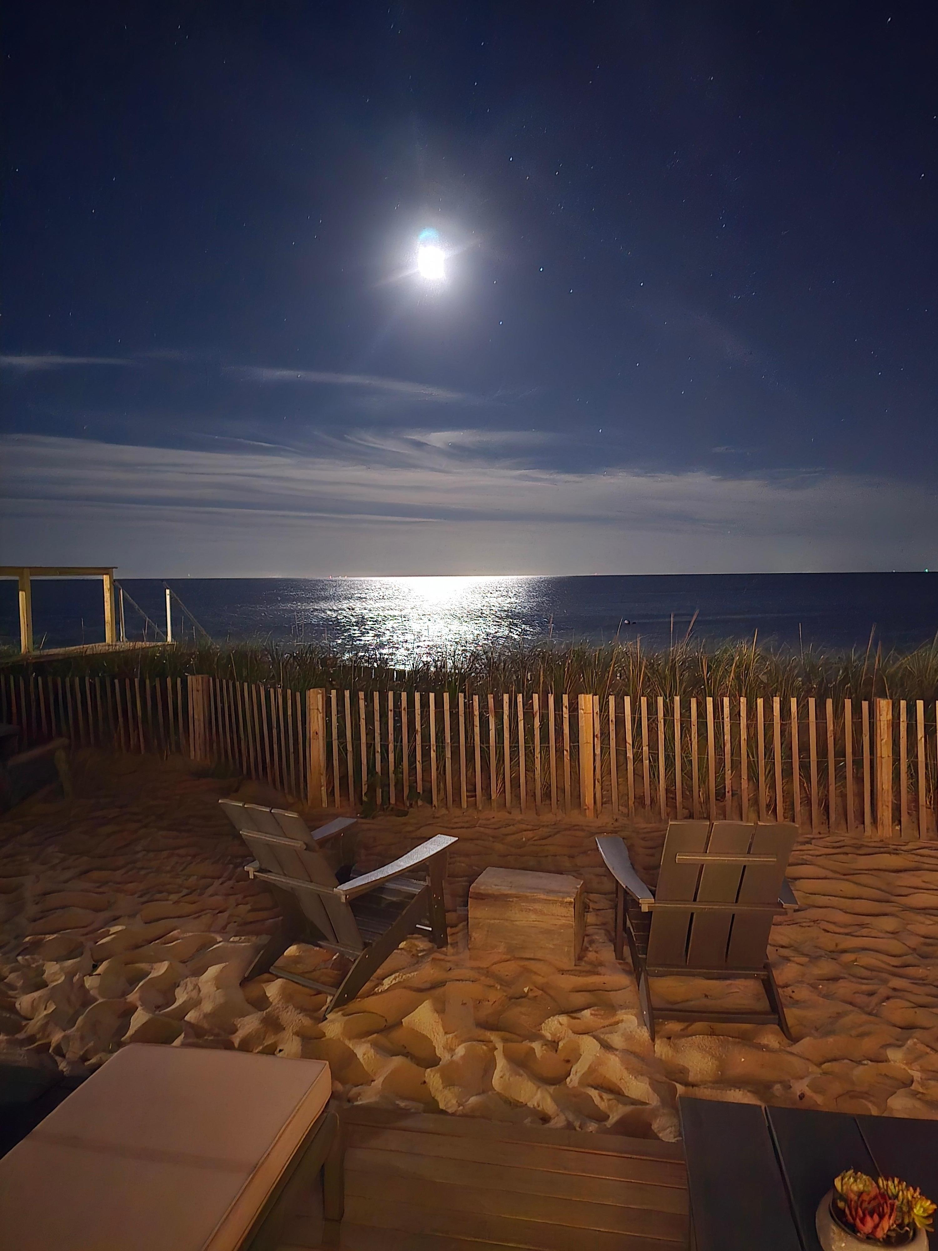 Early evening view of the bay from our bungalow! So beautiful!