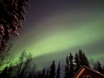Northern lights Nov 2026 from drive way.