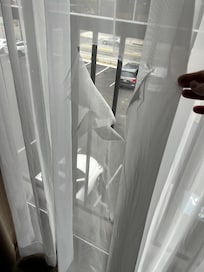 Torn curtains